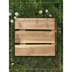 5m2 Podest 30x30cm - drewniany panel modrzewiowy (56 sztuk)