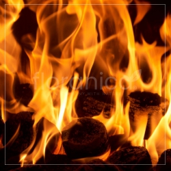 Brykiet drzewny 100% prasowany brykiet z drewna okrągły Brykiet Ekologiczny 12,5kg w worku jutowym idealny do kominka