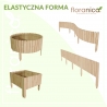 Floranica Rollborder elastyczny drewniany płot - 200x30 cm - Obrzeża rabat, trawnika, dekoracja, ogrodzenie sadów, ścieżek