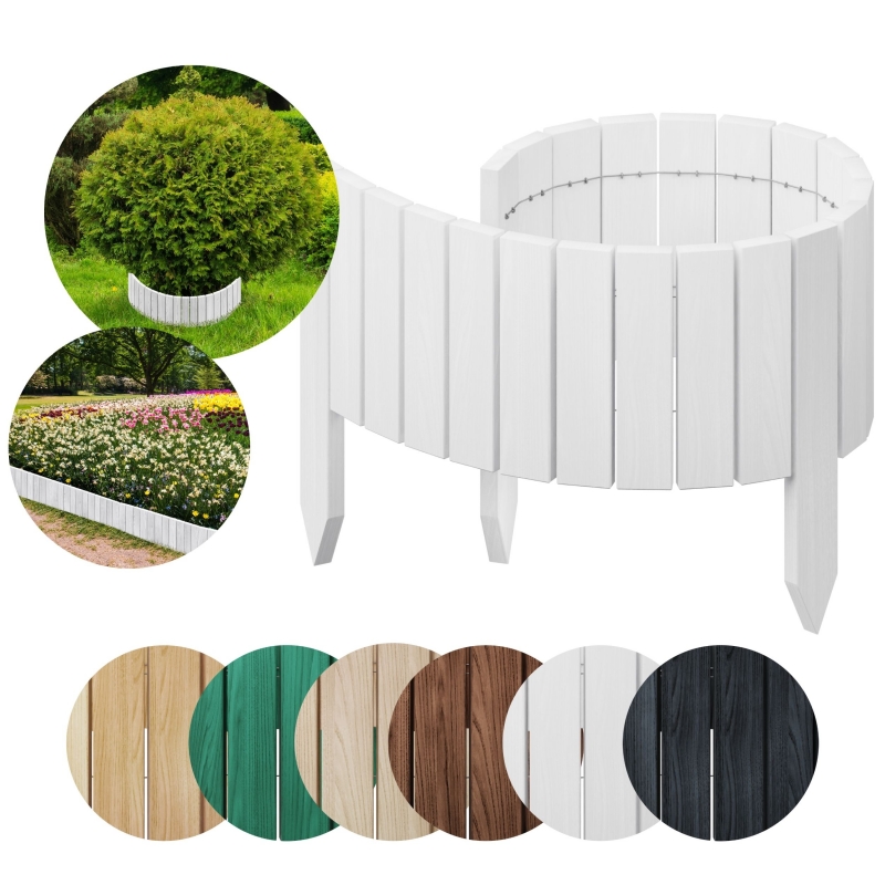 Rollborder 20 cm - elastyczny płotek ogrodowy 20 x 100 cm