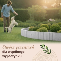 Rollborder II 10 cm - elastyczny płot drewniany o rozmiarach 10x200 cm