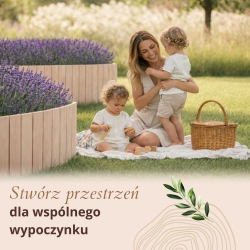 Rollborder II 30 cm - elastyczny płot drewniany o rozmiarach 30x200cm