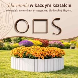 Rollborder 20 cm - elastyczny płotek ogrodowy 20 x 100 cm